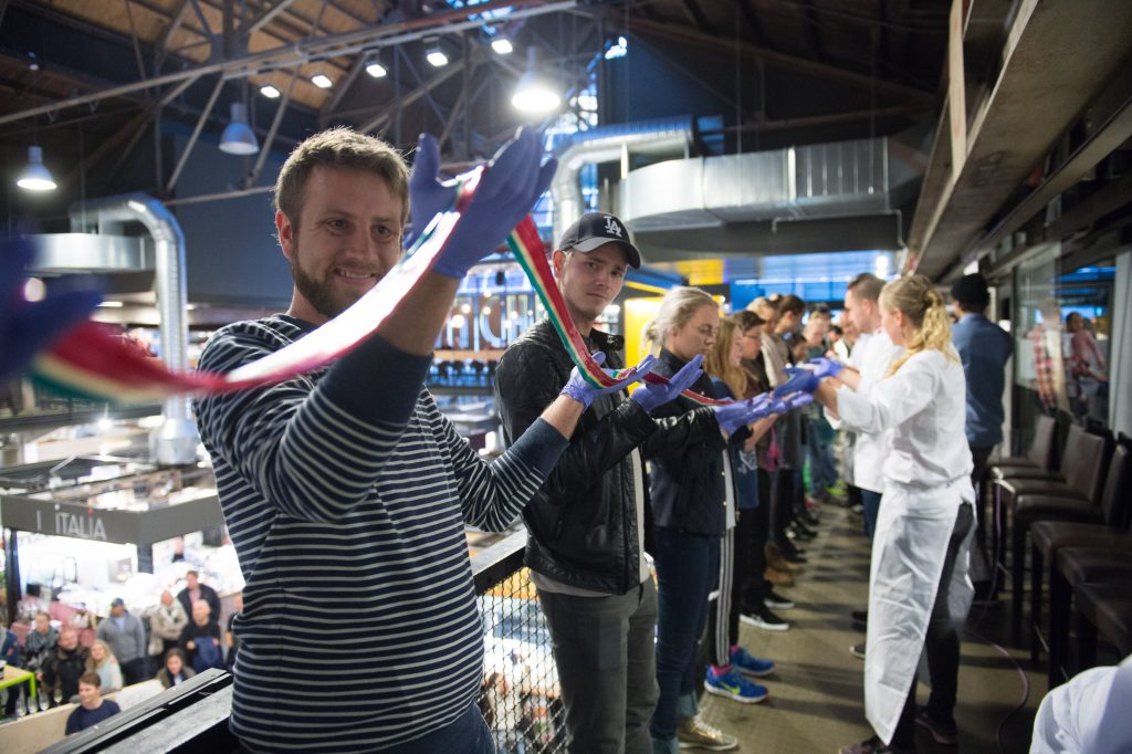 Bilde fra verdensrekordforsøket